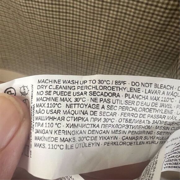 Violeta Women's XL Geometric Pencil Skirt Knee‎ Length Belted Waist Career Wear - Picture 6 of 6